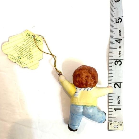 1984 Cabbage Patch Kids OAA Inc Porcelain Christmas Tree Ornament W/Tag - Picture 2 of 4